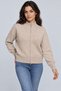 Women's Double Zipper Turtleneck Cardigan - 3