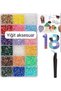 Colorful 18 Colors 10,000 Pieces Glue-On Stones Ss16(4 mm) Bedazzling Kit Tweezers Gifted