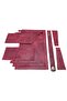 DIY Tuna Genuine Leather Belted Card Holder Making Kit, DIY Handmade Vertical Wallet Card Holder Kit - 2
