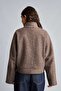 Women's Jacket H3954Ax/Bn530 Brown - 5