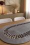 Karanfil Luxury Crochet 33X100 cm Oval Runner Silver - 2