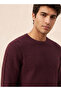 Smart Crew Neck Textured Sweater - 4