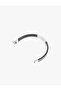Faux Leather Bracelet with Buckle Detail - 3