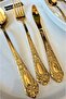 42 Piece San Marino Gold 6-Person Cutlery Set - 2