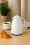 1 L Acrylic Soft White Tea Thermos—Keeps Drinks Hot for 12 Hours and Cold for 24 Hours BX - 2