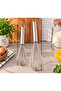 Large and Medium Size Stainless Steel 2-Piece Whisk Set Practical Egg Sauce Mixer Whisk - 2