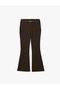 High-Waisted Spanish-Style Flared Pants with Belt Detail and Pockets - 2