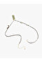 Geometric Stone Detailed Necklace - 3