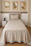 Ballerina Fiber Filled Single 180X240 cm Bedspread Beige