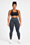 Line Contour Striped High Waist Hip Shaping Seamless Leggings - 4