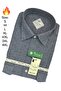 Flannel Cotton Winter Shirt |   Dad's Shirt with Two Pockets and Flap - 2