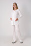 Maternity Pajama and Robe Set – 3-Piece Winter Maternity Set, Thick Textured Robe and 4-Button Closure - 5