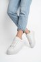 Belthor Women's Sneaker Lace-Up Thick Sole Comfortable Shoes Suitable for Daily Walking and School Use 1046