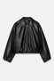New Season Soft Fabric Padded Bomber Leather Jacket - 3
