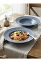 Delta Pasta Plate Matte Blue 2 Pieces 26 cm - 2