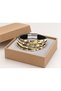 Halveri Sand Beige Leather Men's Bracelet - Multi-Row Patterned Textured Design - 2