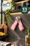Vadi Plus Pink Foldable Kitchen Wall Hanger 100 Pack – Multi-Purpose Adhesive Hanger - 2