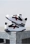 Boys' Sports Shoes with Closed Front, Velcro Laces, Breathable Memory Foam, Flexible Sole Sneaker - 7