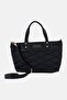 Women Quilted Handbag, Black