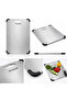 Stainless Steel Cutting Board Set (29Cm + 36Cm) | Premium Scratch & Rust Resistance Surface | Easy To Clean | 1.2 MM Thickness | WR80848 - 3