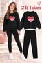 Girl's Crew Neck Sweatshirt and Leggings 2-Piece Set