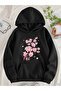 Unisex Printed Hooded Sweatshirt with Kangaroo Pocket, Comfortable Fit, Regular Cut - 2