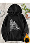 Unisex Printed Hooded Sweatshirt with Kangaroo Pocket, Comfortable Fit, Regular Cut