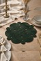Christmas Emerald Green Roundy Round Cotton Rope Tablecloth, Christmas Centerpiece Tablecloth Table Decor - 2