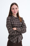 Pile Detailed Plaid Shirt G02577 - 5
