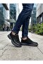 Lightweight Thick Sole Oiled Genuine Leather Orthopedic Daily Stylish Men's Shoes - 4