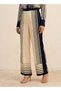 Smart Striped Wide Leg Pants - 2