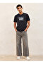 Basic Slim Fit Crew Neck Short Sleeves Slogan Print T-shirt - 2