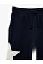 Star Patterned Wide Leg Sweatpants with Tie Waist - 6