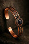 Women's Copper Bracelet Handcrafted Pure Copper Star Dust Natural Stone Women's Copper Adjustable Bracelet - 5