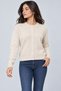 Women's Crew Neck Buttoned Knitwear Cardigan - 3