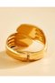 Women Gold Embellished Cuff Bracelet - 2