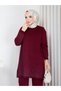 Sim İp Detailed Knitwear Trousers Tunic Set - 3