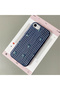 iPhone 7/8/Se 2020 2022 Compatible Blue Leather Textured Silicone Protects Camera Shock Absorbing Baby Turtle Pattern Case - 2