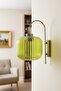 Mopa Green Glass Sconce Retro Lamp Restaurant Hall Lighting - 2