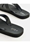 Men Black Plain Flip Flops - 4