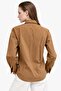 Lightweight Waist-Fitted Cotton Woven Shirt - 6
