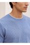 Smart Regular Fit Crew Neck Jacquard T-shirt - 2