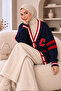 College Jacket Style Casual Cardigan