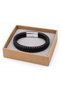 Verdanis Darkplait Dark Brown Leather Men's Bracelet - Thick Double Braid - 2
