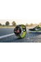 Fitness Tracker Watch with Breathable Silicone Strap - Black/Green - 2