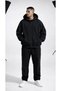 2-Piece Hooded Unisex Zippered Sweatshirt / Cardigan - 2