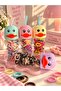 Plush Crown Buckle & Colorful Rubber Buckle & Plush Keychain - 2