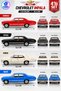 Die Cast 1967 Chevrolet Impala Model Car Set of 4 12.5cm – 1:43 Scale Metal Body Pull-Open Doors Pull-Open Doors Classic Car - 3