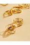 Women Gold Embellished Ring Set (14 Piece) - 2
