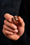 Men's Copper Ring with Celtic Knot Pattern, Adjustable Authentic Model Copper Ring - 4